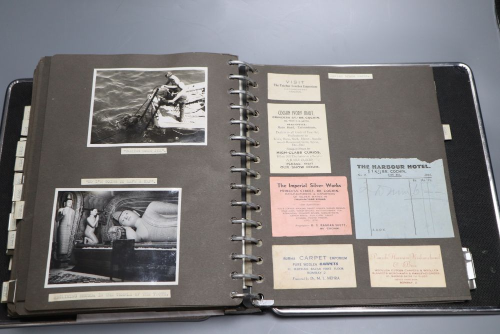 Petty Officer F A Stevens. A naval photograph album